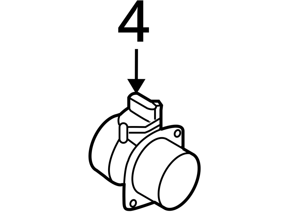 2009-2018 Volkswagen Tiguan Mass Air Flow Meter Maf MQBPG - Image 4 of 4