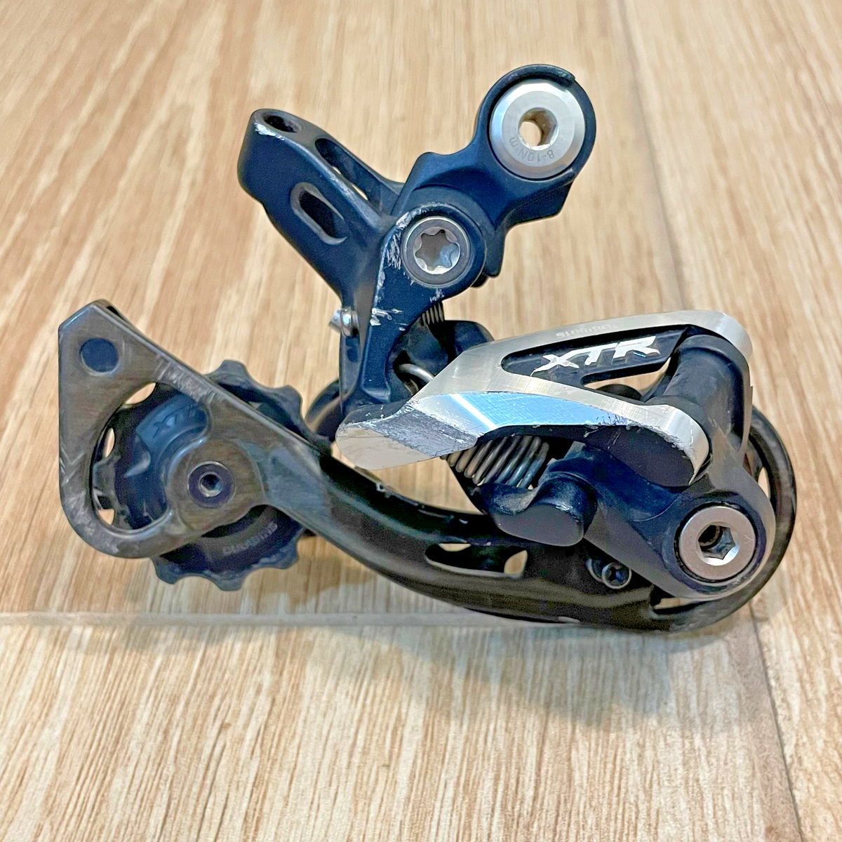 Shimano XTR RD-M980リアディレイラー Shimano XTR RD-M980 Rear Derailleur 10s Carbon Cage Shadow MTB | eBay