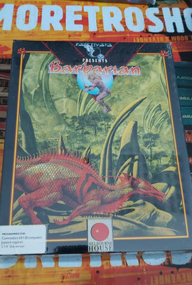 Barbarian (Melbourne H 1986) Commodore 64 (Disk, Box, Manual) 8-bit NEU & OVP
