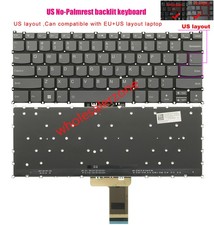 US Backlit Keyboard For Lenovo Yoga 7 14IRL8 14ARP8 Ideapad Slim 5 Light 14ABR8