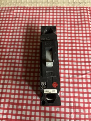 GE TED113020 Circuit Breaker 20 Amp 277 VAC 1 Pole General Electric
