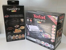 New Tefal OptiGrill+ Smart Electric Grill - GC712 + Baking Accessory BRAND NEW 