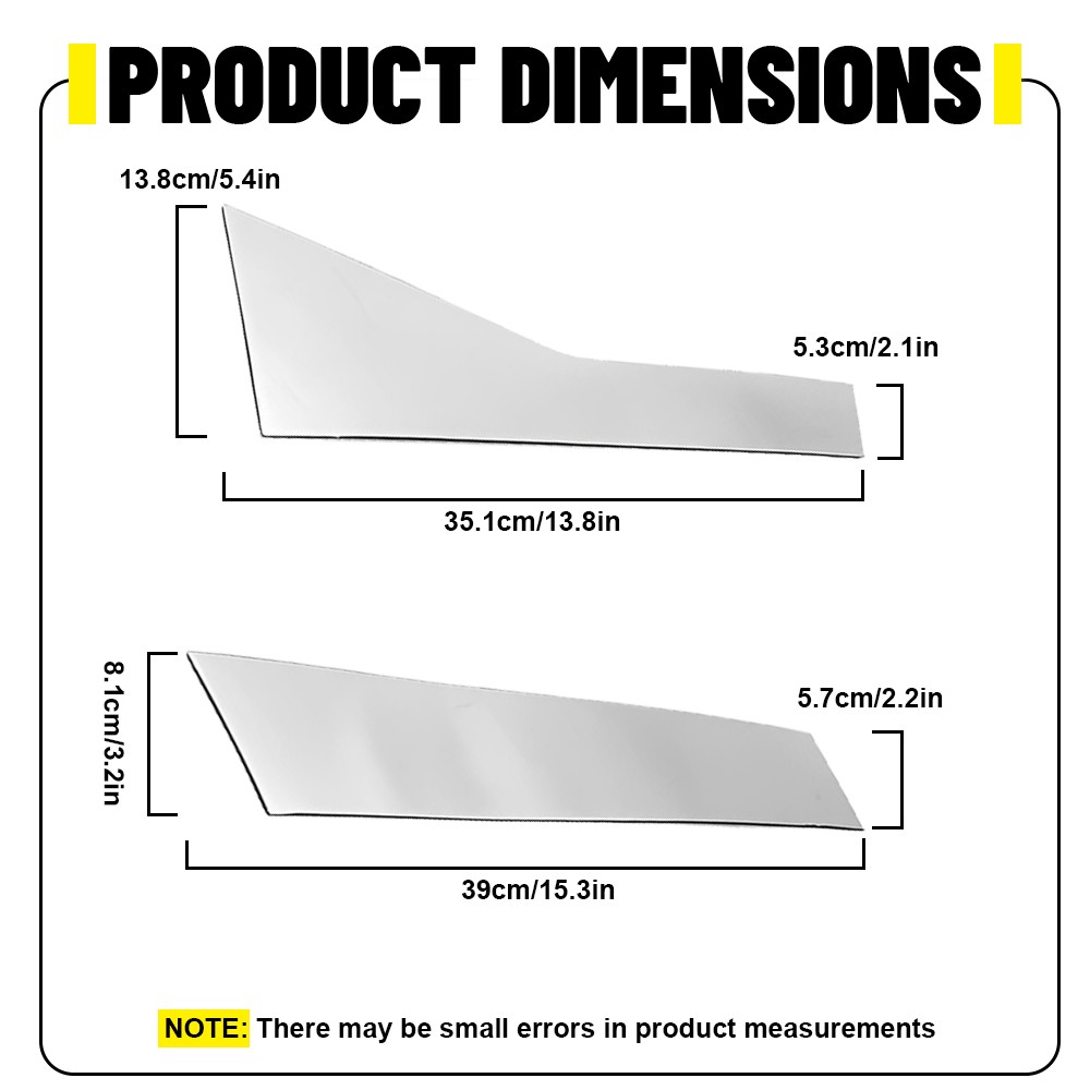 For 2018-22 Honda Accord 6-Piece Chrome Door Window Pillar Post Trim Cover 6-60X