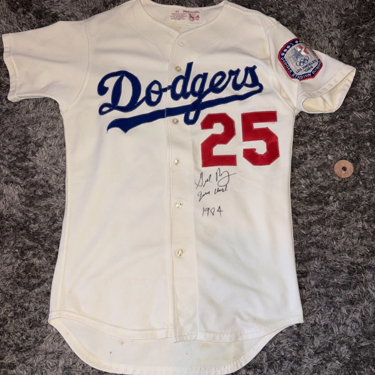 Los Angeles Dodgers Game Used MLB Memorabilia for sale | eBay