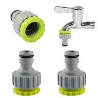 Wasserhahn Adapter Garten Schlauchanschluss Set 2-In-1 1/2 3/4 Zoll 3 StüCk