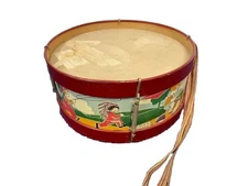 Antique Noble & Cooley Co. Metal Drum 10x5” A2-41