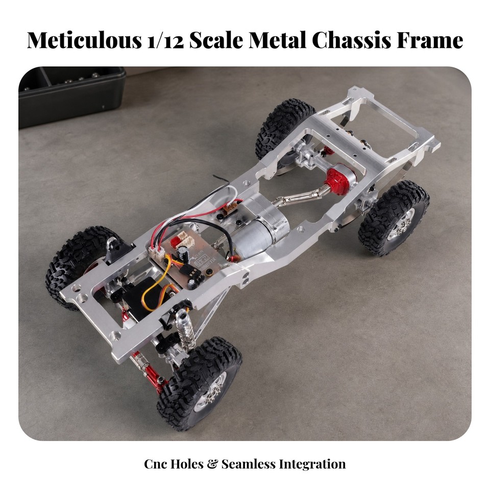1/12 RC Car Chassis Frame Sturdy MN82 LC79 Replacement Chassis ...