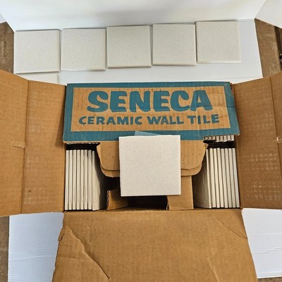 Box Of 55 + vintage Ceramic Tiles seneca wall tile for upico! - 4.25 x 4.25''