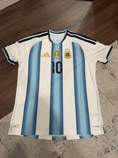Adidas 2026 World Cup Authentic Argentina Home Jersey #10 Lionel Messi Size XL