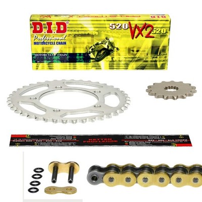 DID VX G&B Kettensatz Honda NM4 Vultus (RC82) 2015, X-Ring Niet