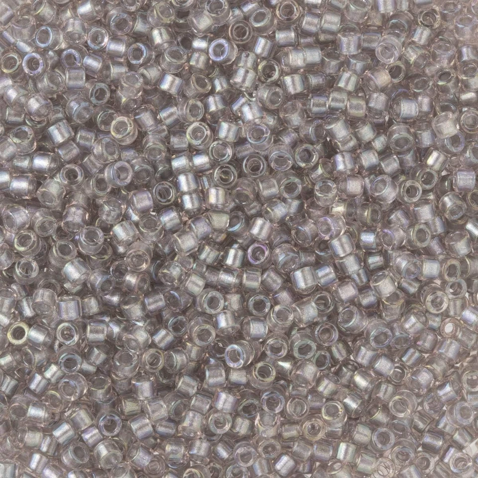 Paquete Delica Seed Beads: Talla 11/0, Colección Paleta Forrada Color Gris Interior Foto 3 de 4