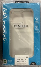 Speck Clear iPhone 15 Pro Max Case - Slim, Anti-Yellowing, 6.7 Inch GemShell Cl