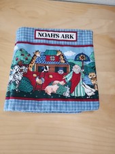 Noahs Ark Cranston Panel Fabric Soft Book Cloth 9x9 Complete