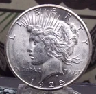 1925 "S" Peace SILVER Dollar *SAN FRANCISCO* Mint $1 #EC6 ECC&C, Inc.