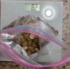 Unsearched Bulk Wheat Pennies Lot 8 lbs 2 oz (~1185 Coins) Estate Find 1909-1958