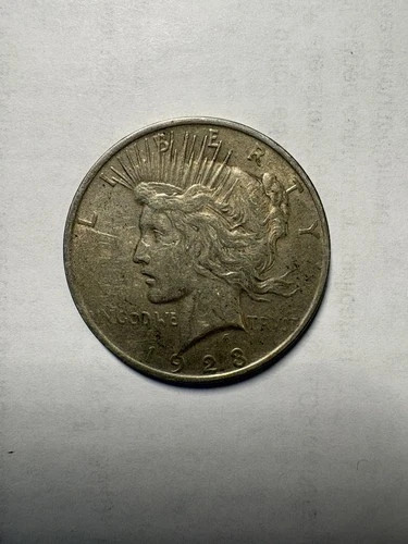 1923 P Peace Silver Dollar. Guaranteed Authentic. Nice Coin. VF EF XF AU LL9001