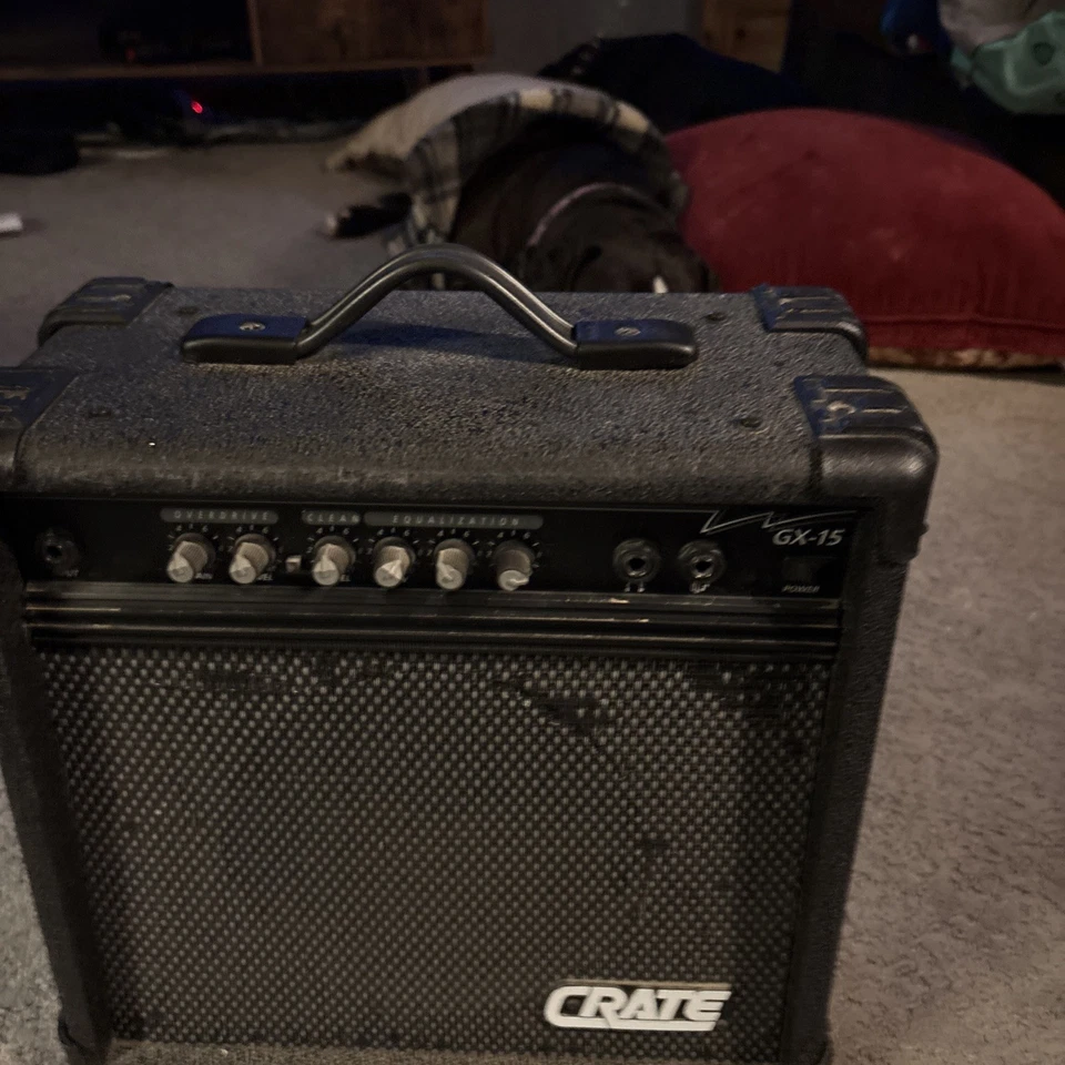 Crate Electric Guitar Amplifier. Model GX-15. 1x8". Made in USA. See Description - Image 4 of 4
