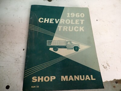 Original 1960 Chevrolet Larger Truck Shop Manual OEM GM The Big One