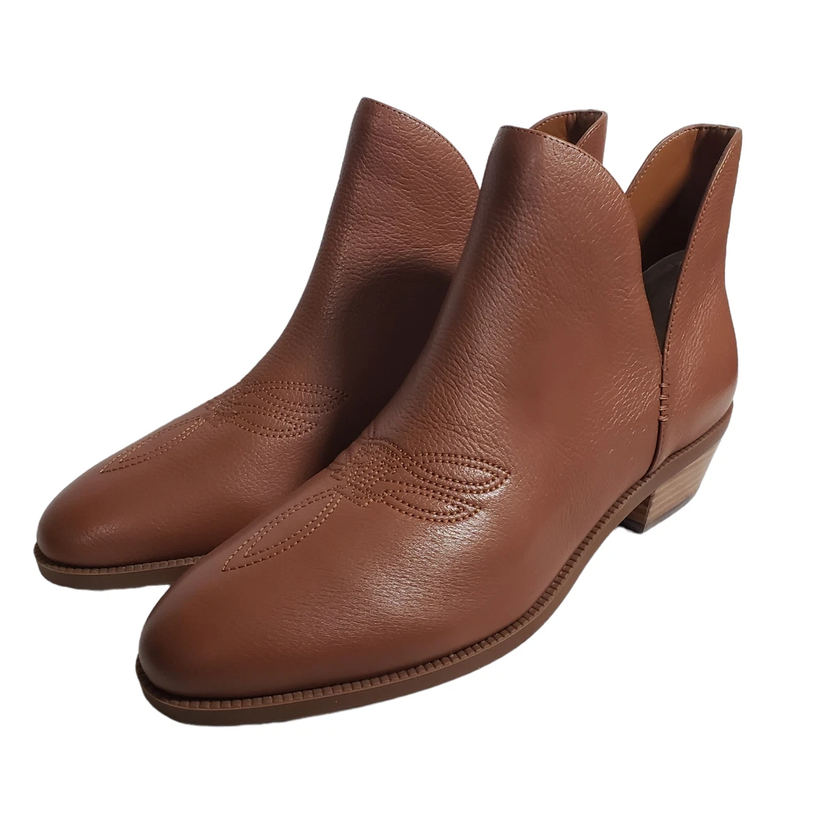 Brown clearance leather bootie