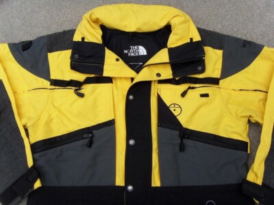 THE NORTH FACE STEEP SERIES イエロー アウター Vintage North Face Steep Tech Jacket Extreme Gear Mens Large