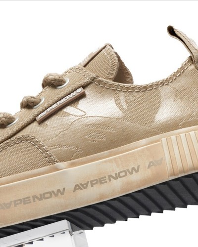 AAPE By A Bathing Ape AAPE NOW SCHUHE "GALAXY" Beige AAPSHM5278XXM Größe 5 NEU - Bild 4 von 7