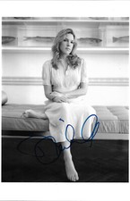 Diana Krall autograph signed 18x27 cm picture B/W