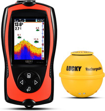 Ecoscandaglio Da Pesca Portatile Sensore Sonar Trasduttore Cercatore Di Profondi