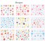 30-Sheets-Winter-Christmas-Nail-Art-Water-Transfer-Stickers-Decals-Cover-Colors miniatuur 9