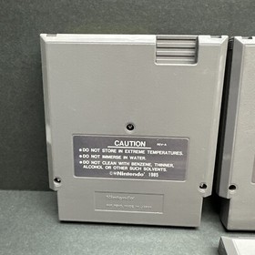 Lot of 4 Nintendo NES Games Mario Brothers Wrath Of The Black Manta Tested