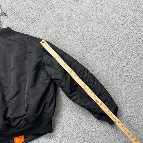 Vintage US Air Force Reversible Flyers Flight Jacket Mens S Bomber Military MA-1 - Picture 13 of 16