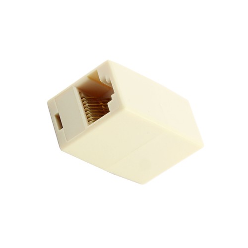 Plastic RJ45 Double Female Telephone Adapter Connector - Picture 5 of 6