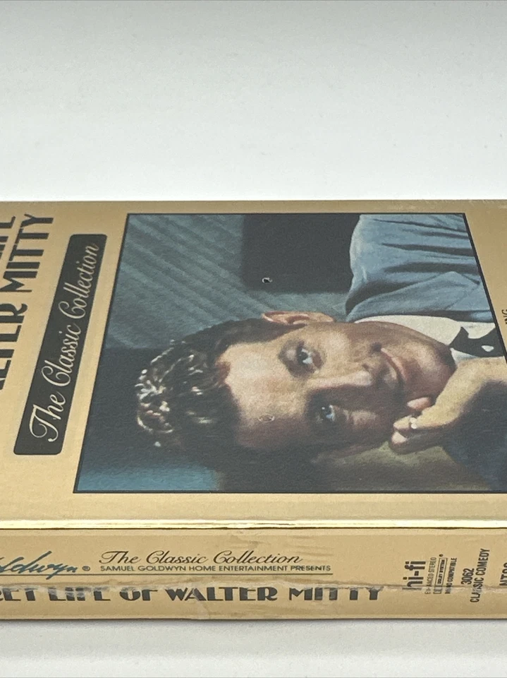 THE SECRET LIFE OF WALTER MITTY 1947 VHS CLASSIC Watermark Danny Kaye SEALED NOS - Image 4 of 4