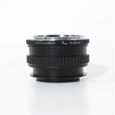 Macro Lens Adapter Focusing Helicoid for Cano FD Lens to Sony E mount Camera