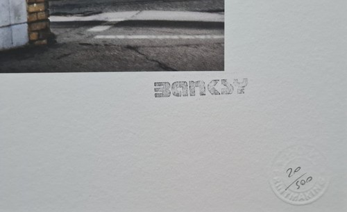 BANKSY * Bart Simpson * 50 x 40 cm * Lithografie *Kunstdruck*limitiert # 20/500 - Picture 7 of 11