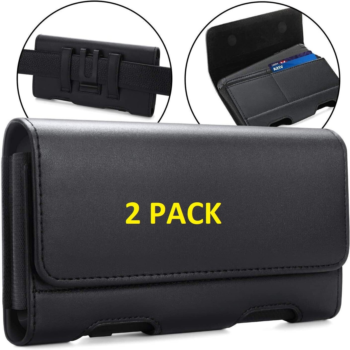 X2 iPhone 16 15 14 13 12 11 Pro XR Cell Phone Belt Clip Holder