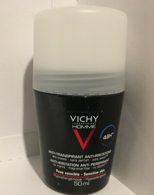 Vichy 48hr Anti-Perspirant Deodorant Extreme Control for Men (50ml) New