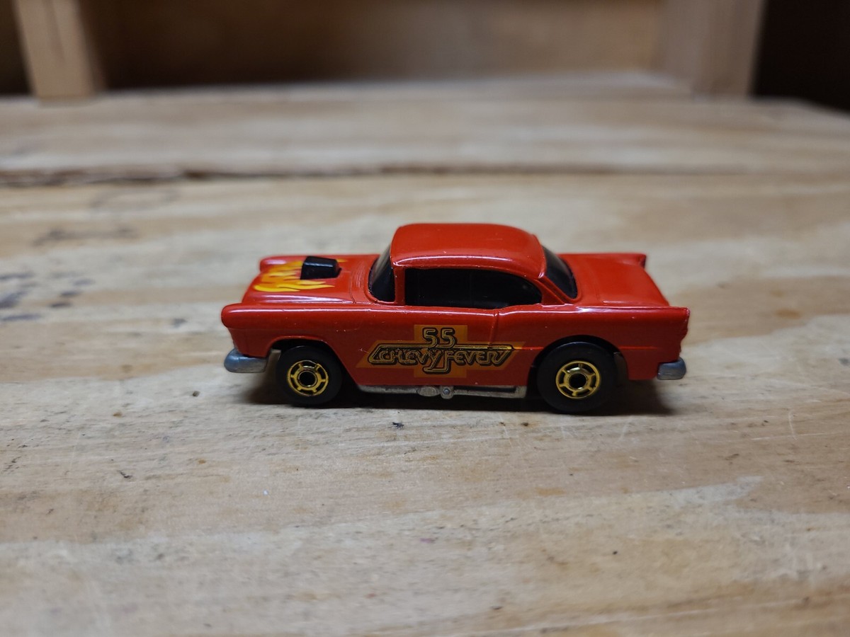 Vintage 1982 Hot Wheels '55 Chevy Fever - Mattel - Red - Hong Kong