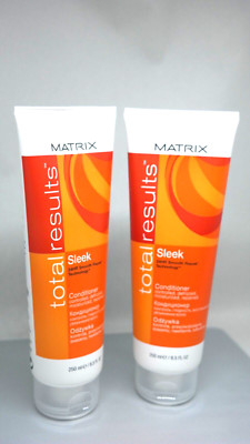 MATRIX Lot of 2 Total Results SLEEK 24HR Smooth Repair Conditioner 8.5 fl oz.