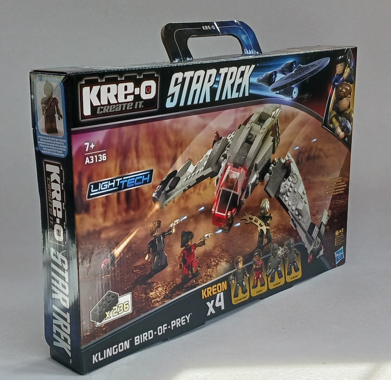 KRE-O Star Trek A3136 réplique Klingon Bird-of-Prey en briques premium pour vitrine de collectionneur