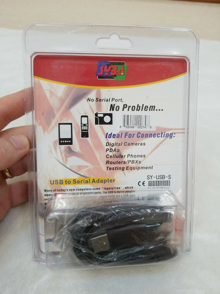 SYBA USB TO SERIAL (DB-9) Connect your legacy serial devices via USB - Image 2 of 4