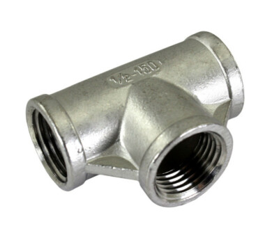Tee, Stainless Steel Pipe Fittings NPT SCH 40 SS SUS304