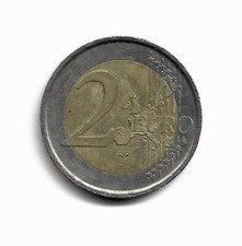 Pièce De 2 Euros Espagne 2003 - Bimétallique - État Circulé (bon De Conservation)