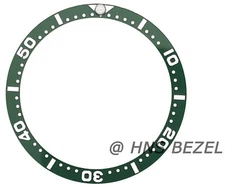 GREEN CERAMIC BEZEL INSERT FOR SEIKO WATCH 6309-7040-7049 SUWA TURTLE 6309A