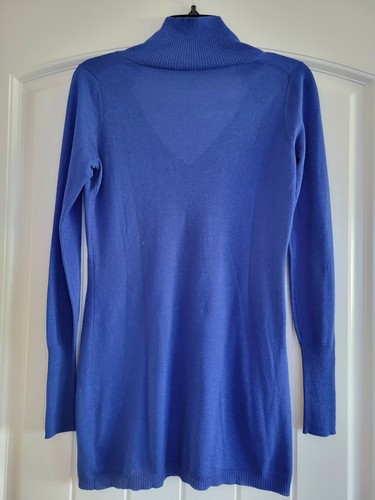 Elie Tahari Women Silk Cashmere Blend Blue Sweater Size XS - Picture 2 of 11