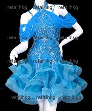 Z251 Custom-made Latin Salsa Rumba Samba Jive Dance dress