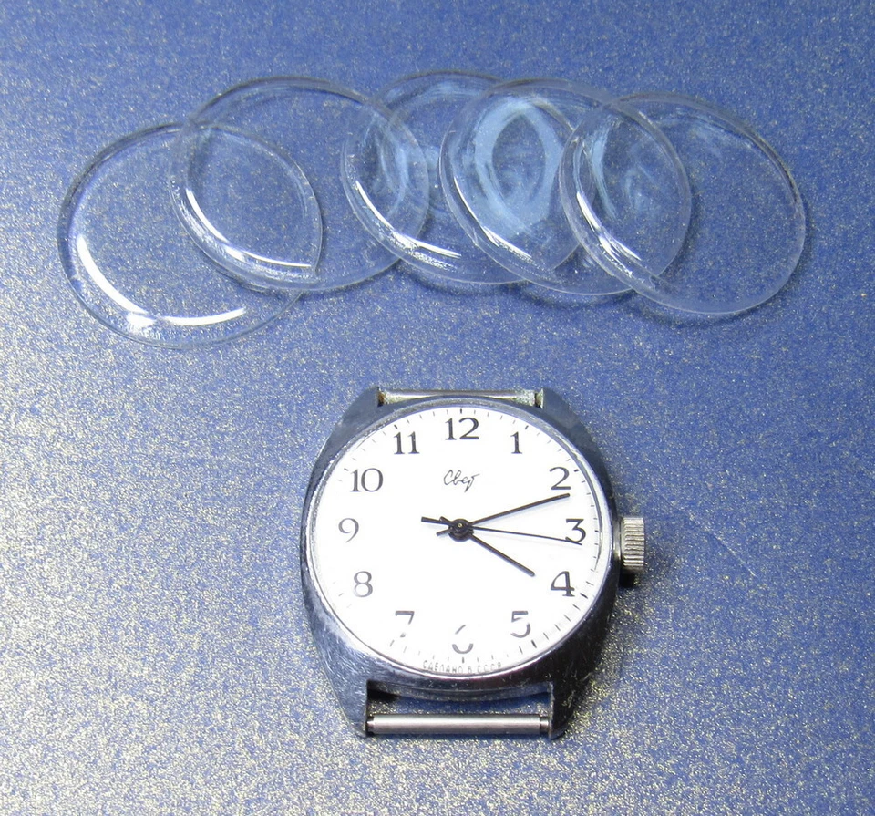 5 pieces 30.8 mm watch glasses/crystals acrylic crystal for Raketa - Image 3 of 4