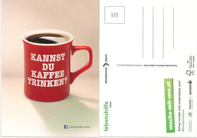 ''Kannst Du Kaffee trinken?'' - Boomerang Media Card der Lebenshilfe Wien