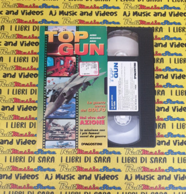 VHS Karton TOP GUN DER LUFTKRIEG AM GOLF 1998 DEAGOSTINI 1TOG08 (F97)