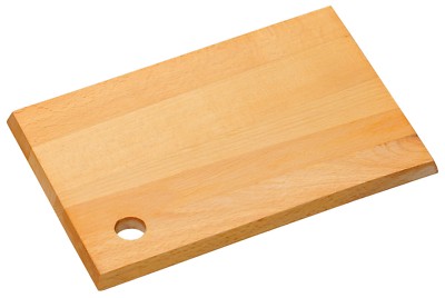 Kesper Schneidebrett Servierbrett Buche 25 x 15 x 1,5 cm Buffetplatte  85300