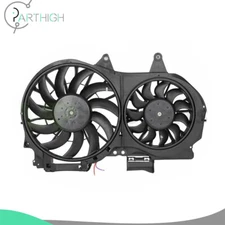 Radiator Condenser Cooling Fan Assembly Electric For 2002-2009 Audi A4 Quattro